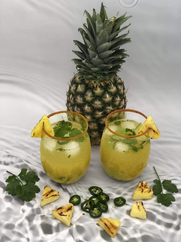 Jalapeno, pineapple and coriander virgin mojito