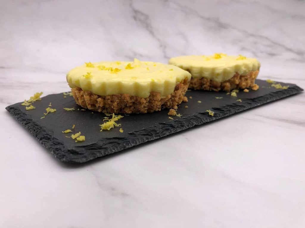 Delicious and easy a no bake lemon tart ready to eat