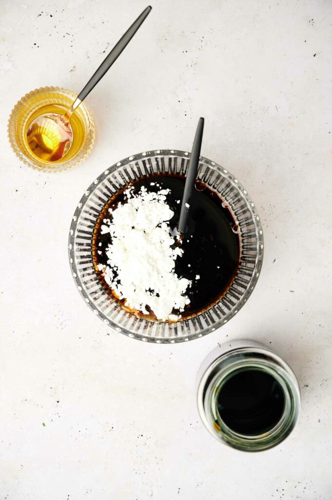 a bowl of stir fry sauce