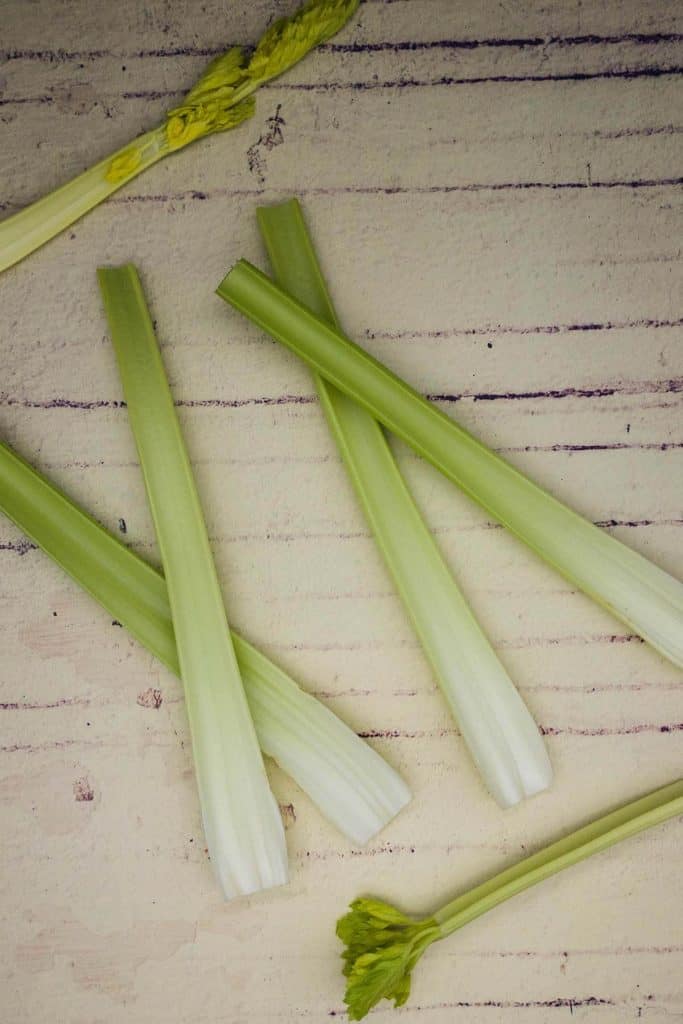 Sticks of celery