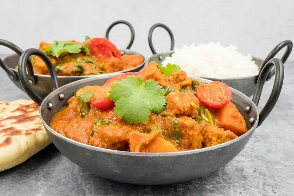 Tasty vegan bhuna curry