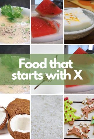 Foods that start with X image.