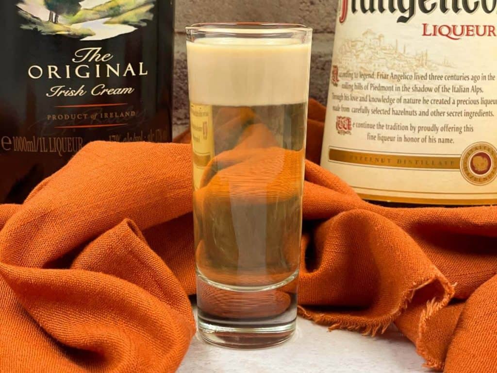 A nutty Irishman in a shot glass.