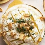 Baked brie image for Pinterest.