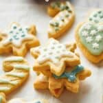Holiday cookies image for Pinterest.