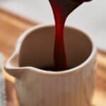 Hot fudge sauce image for Pinterest.
