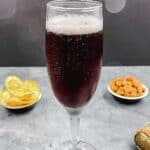 Kir royale image for Pintrest.