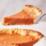 Sweet potato pie image for Pinterest.