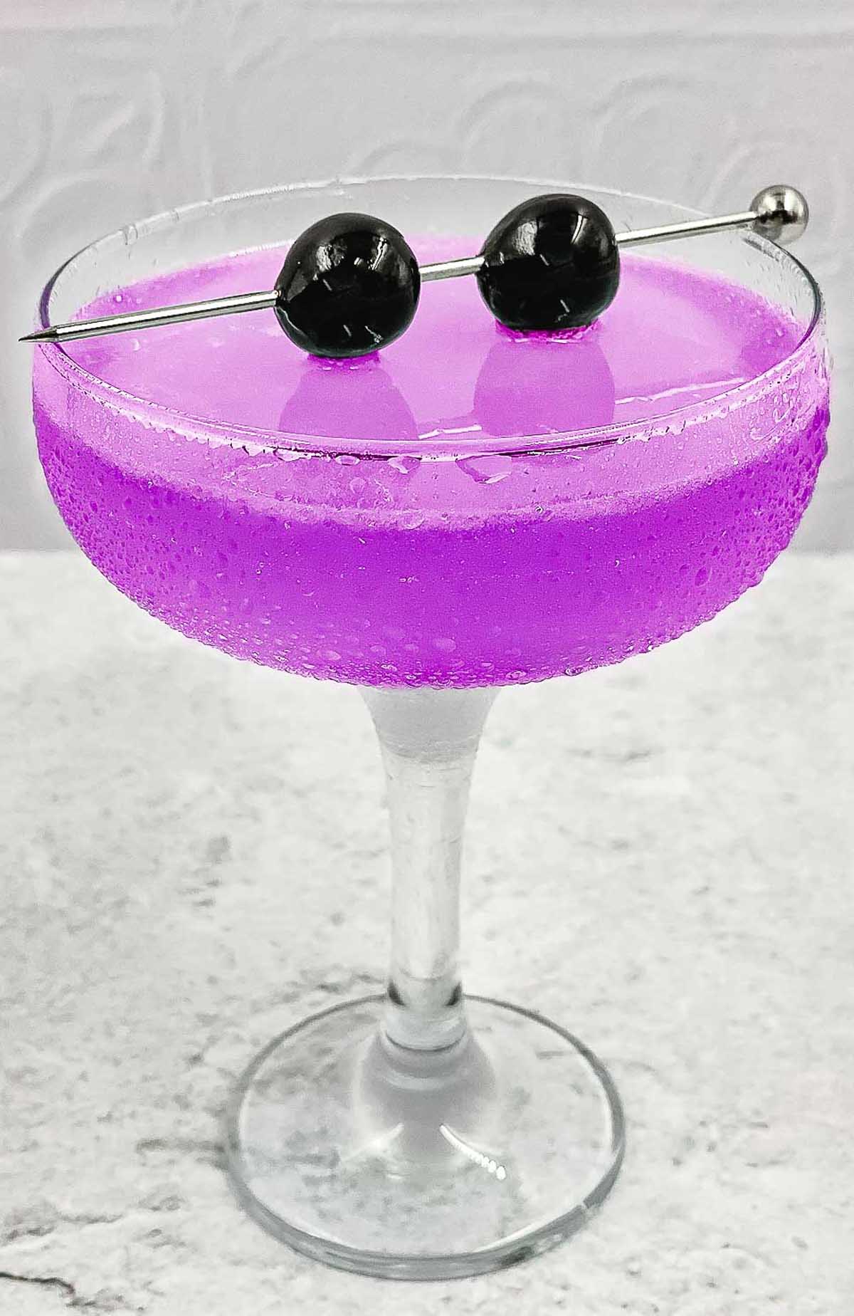 Aviator cocktail in a cocktail glass.