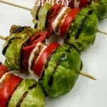 Brussels sprouts sliders image for Pinterest.