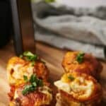 Air fryer egg bites image for Pinterest.