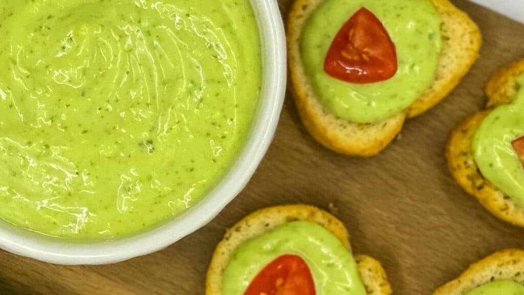 Basil pesto aioli.