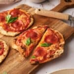 Tortilla Pizza image for Pinterest.