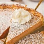 Cinnamon pie image for Pinterest.