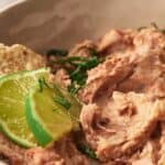Refried beans image for Pinterest.