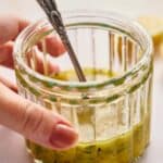 Italian dressing image for Pinterest.