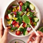 Avocado Salad image for Pinterest.