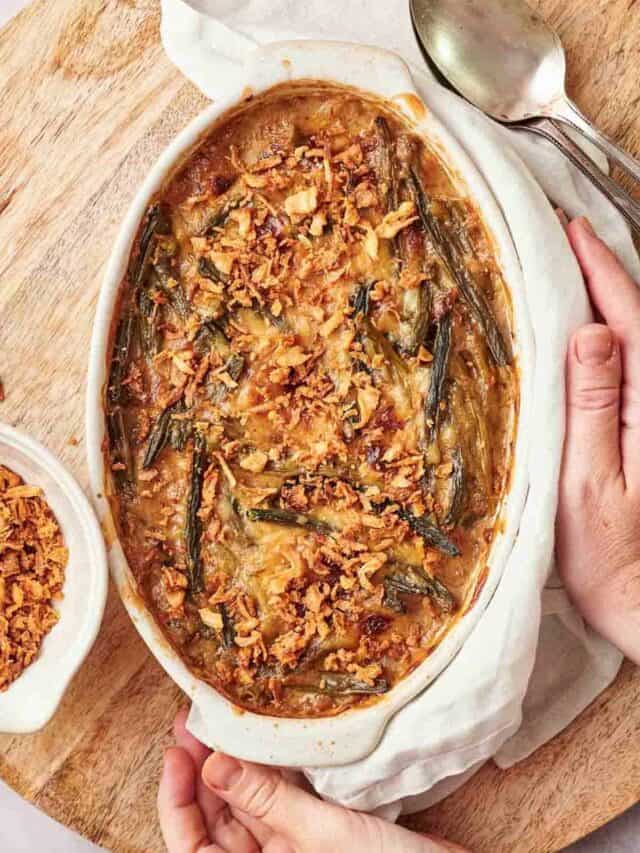 Cheesy Air Fryer Green Bean Casserole A Nostalgic Holiday Side Dish