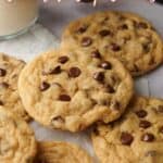 Air fryer chocolate chip cookies.