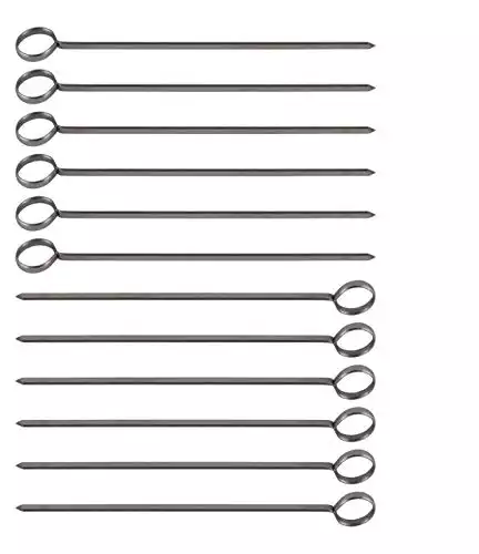 Great Credentials 8-Inch Long Stainless Steel Skewers