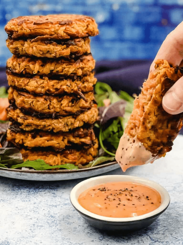 The Easiest Sweet Potato Fritters Ever!