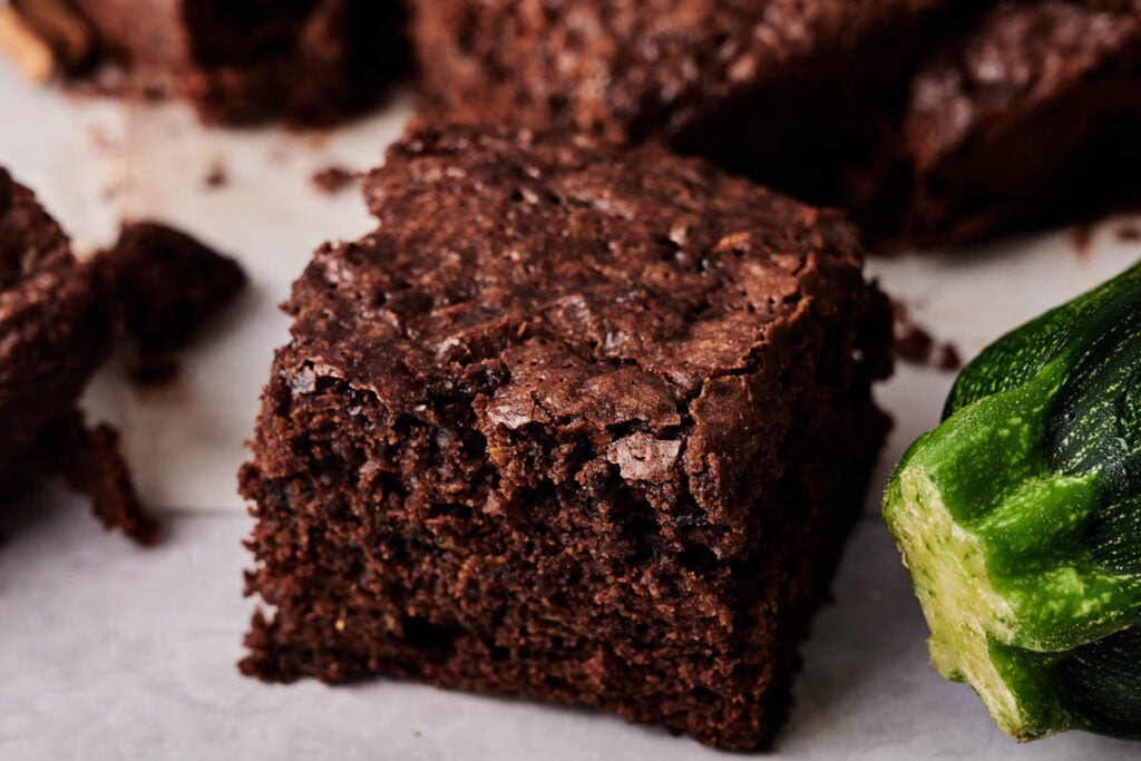 Zucchini Brownies Recipe - Splash of Taste