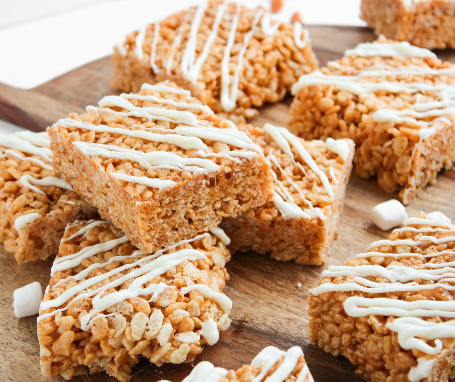Best Homemade Butterscotch Rice Treats - Splash of Taste